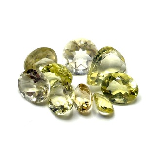 lot 55 image: 29.28 Carat Yellow Quartz Gemstones Loose