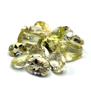 lot 66 image: 26.85 Yellow Quartz Gemstones Loose