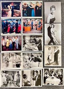 lot 32 image: Set of 13 Vintage Movie Lobby Cards and Publicity Stills - It Started With a Kiss, The Courtship of Eddies Father - Featuring Debbie Reynolds, Tom Corbett and Shirley Jones