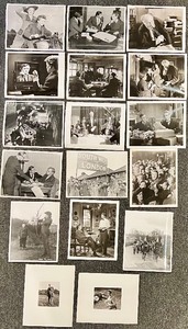 lot 35 image: Collection of 17 Vintage Black and White Movie Production Stills