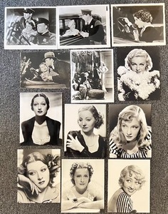 lot 45 image: Collection of 12 Vintage 1930s Hollywood Publicity Photographs