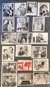 lot 53 image: Collection of Vintage 1940s-1950s Hollywood Publicity Still Photos and Clippings