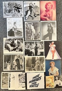 lot 66 image: Collection of Rhonda Fleming Movie Lobby Cards and Publicity Photos