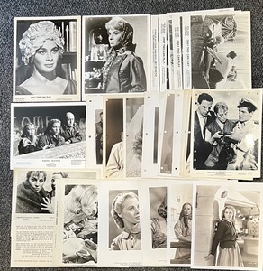 lot 78 image: Collection of Vintage Black and White Movie Publicity Photos of British and European Films