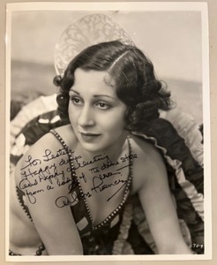 lot 86 image: Vintage Signed Clara Franz Autographed Glamour Photograph