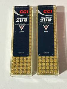 lot 2 image: 200 Rounds cci .22LR Hollow Point Ammo  Ammunition