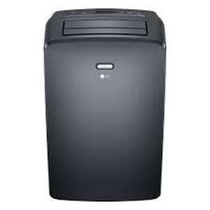 lot 13 image: 8,000 (DOE) BTU 115-Volt Portable Air Conditioner Cools 350 Sq. Ft. with Dehumidifier and Wi-Fi in Gray by LG    Customer Returns See Pictures