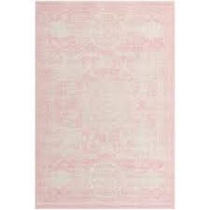 lot 55 image: Bromley Wells Pink 6 1 x 9 0 Area Rug by Unique Loom   Customer Returns See Pictures