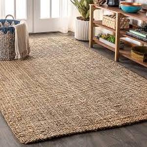 lot 32 image: Pata Chunky Natural 8 ft. x 10 ft. Area Rug by JONATHAN Y Customer Returns See Pictures