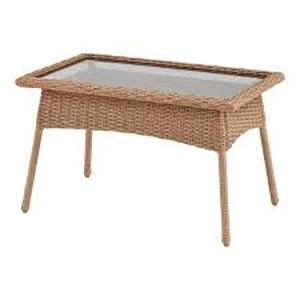 lot 48 image: Stylewell Eastlake Woven Coffee Table in Honey Brown Finish Customer Returns See Pictures
