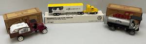 lot 18 image: Misc. Ertl Die-Cast Jim Beam Collectible Miniature Vehicles (NIB) Some Are Banks
