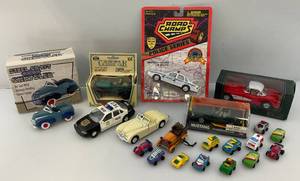 lot 32 image: Misc. Vintage Miniature Die-Cast Cars And More (Most New In Pack)
