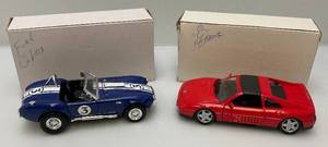 lot 42 image: Misc. Die-Cast Collectible Cars Including FERRARI, Ford Cobra And More (NIB)