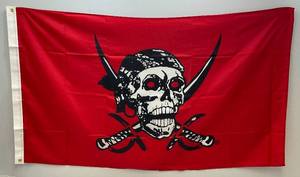 lot 45 image: 3 x 5 Nylon Pirate Flag
