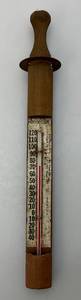 lot 61 image: Antique Wood Brooder Thermometers Hudson Made In USA