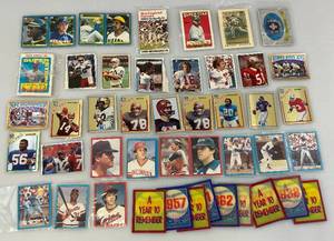 lot 111 image: Group Of Vintage Topps Miniature Sports Cards, Stickers And More (Sealed Pack Of Super Star Cards)