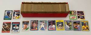 lot 125 image: Misc. 1980s Unsorted Baseball & Football cards