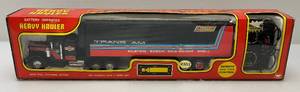 lot 141 image: Vintage Pre-Owned Battery Operated Remote Control Heavy Hauler In Original Box (Missing Battery Cover)