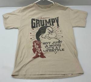 lot 199 image: Vintage Disney Parks Grumpy T-Shirt Size (Med)