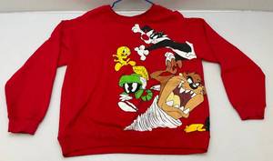 lot 204 image: Vintage Looney Tunes Sweatshirt Size (XL)