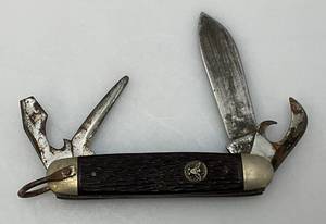 lot 224 image: Vintage FULSTER 4 Blade Boy Scout Knife