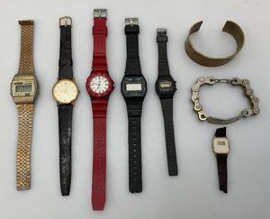 lot 225 image: Misc. Watches And Jewelry