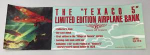 lot 238 image: Vintage 12 x 36 TEXACO Styrene Advertisement Poster