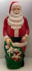 lot 244 image: Vintage 46 SANTA Blow Mold