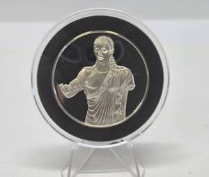 100 Greatest Masterpieces - Large Solid Sterling Silver Coin - Apollo of Veii