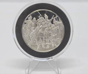 100 Greatest Masterpieces - Large Solid Sterling Silver Coin - The Night Watch - Rembrandt