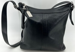 lot 6 image: Coach Black Leather Crossbody Shoulder Bag