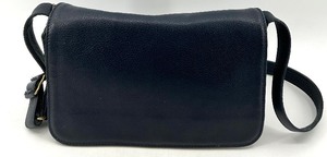 lot 45 image: Coach Navy Leather Crossbody Bag with Adjustable Strap