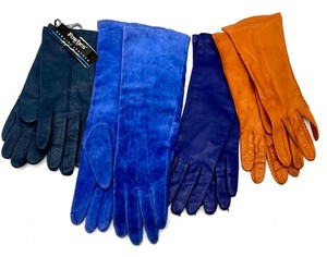 lot 173 image: Collection of 4 Pairs Leather Gloves - Fownes and Aris, Assorted Colors and Sizes