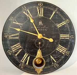 lot 273 image: Timeworks by Uttermost 49 Bond Street London Large Wall Clock with Pendulum