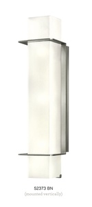 lot 208 image: Hinkley Lighting Union 3-Light Bath Bar, Brushed Nickel, Set of 2 - NIB