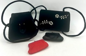 lot 45A image: Set of 2 elegant vintage handbags with coin purses