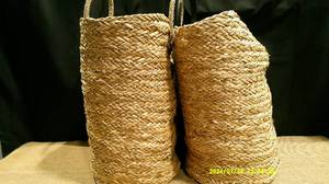 lot 10 image: Pair of Basket Style Bags
