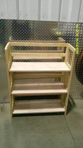 lot 22 image: Pale Folding Shelves