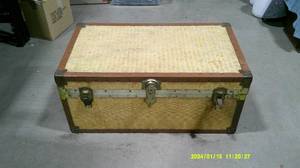 lot 45 image: Large TanBlonde Trunk
