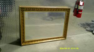 lot 51 image: Large Ornate Beveled Mirror