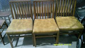 lot 82 image: 3 Large Dining Chairs