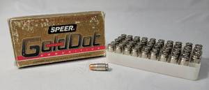 lot 5 image: Speer Gold Dot Ammunition - 357 Sig - 50 Shells