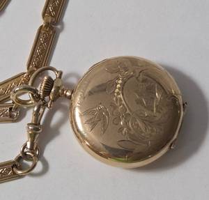 lot 25 image: 1888 Pocket Watch madeby  Elgin National Watch Company