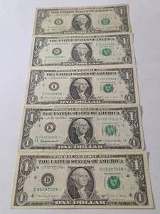 lot 86 image: 5  Star 1 dollars