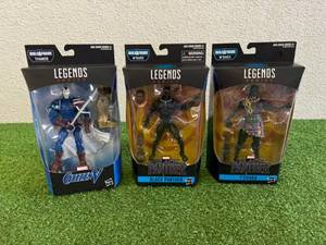lot 23 image: Marvel Legends Citizen V, Black Panther & TChaka