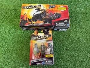 lot 32 image: GI Joe Ninja Commando 4x4 & Conrad Duke Hauser Figure