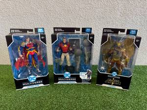 lot 68 image: DC Multiverse Hawkman, Peacemaker Unmasked & Superboy-Prime