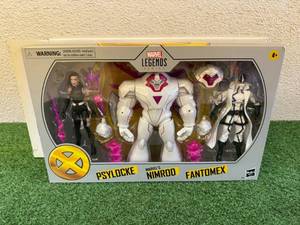 lot 107 image: Marvel Legends Nimrod, Psylocke & Fantomex