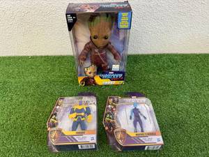 lot 111 image: Guardians of the Galaxy Groot, Thanos & Marvels Nebula