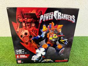 lot 149 image: Power Rangers Super Ninja Steel Blaze Megazord 6 Zords Combine